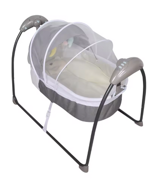 Elektrisch Baby Schommelbed met Afstandsbediening – Timer en 3 Schommelstanden