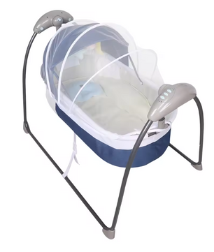 Elektrisch Baby Schommelbed met Afstandsbediening – Timer en 3 Schommelstanden