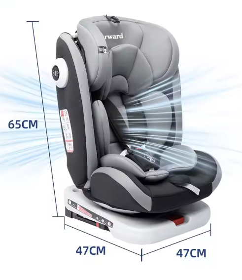 360° Draaibare Kinderautostoel met ISOFIX – ECE R129, 9–36 kg