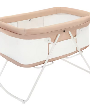 2-in-1 Baby Reisbedje en Wieg – Opvouwbaar Bedside Bed met Matras