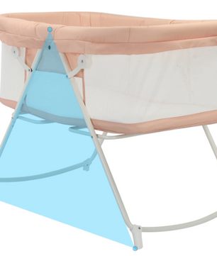 2-in-1 Baby Reisbedje en Wieg – Opvouwbaar Bedside Bed met Matras