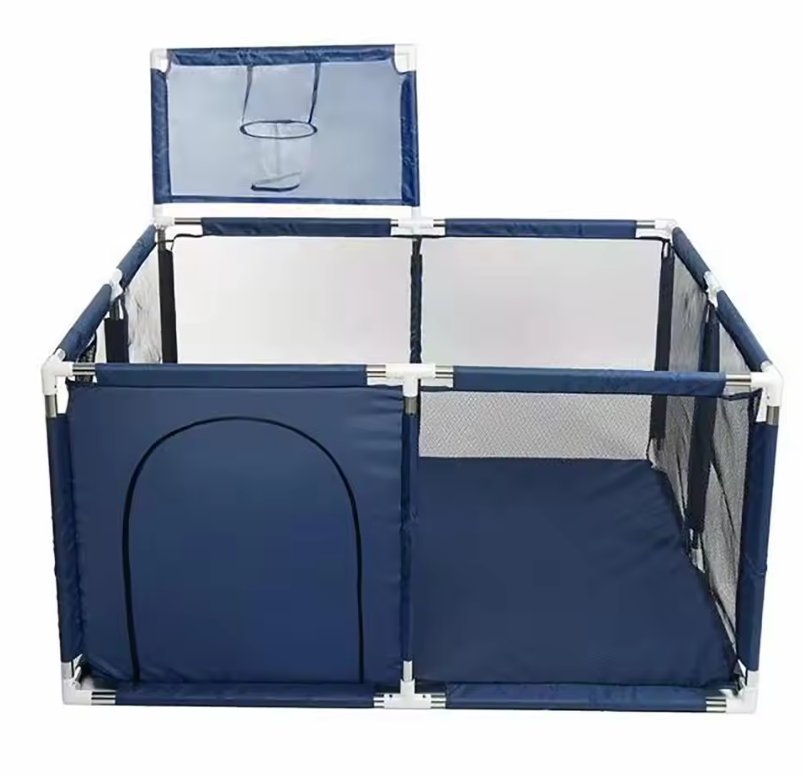 Baby Speelbox / Speelhek met Veiligheidsbarrière en Speelelementen