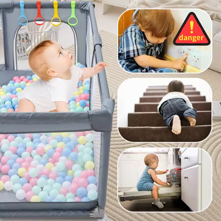 Baby Playpen / Kinderbox – Veilige Speelruimte voor Baby’s en Peuters Binnen