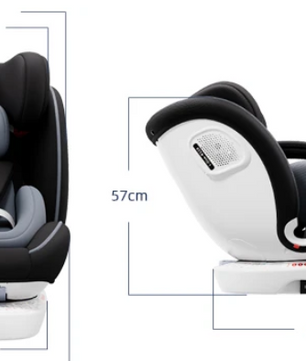360° Roterend Autostoeltje voor Kinderen – Isofix Kinderzitje met 5-punts Riem (9–36 kg, 0–12 jaar)