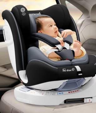 360° Roterend Autostoeltje voor Kinderen – Isofix Kinderzitje met 5-punts Riem (9–36 kg, 0–12 jaar)