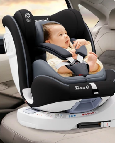 360° Roterend Autostoeltje voor Kinderen – Isofix Kinderzitje met 5-punts Riem (9–36 kg, 0–12 jaar)