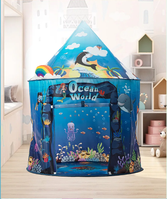 Kinder Speeltent Ruimte Thema – Draagbaar Speelhuis voor Binnen en Buiten