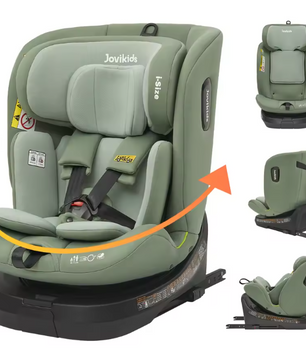 360° Draaibaar i-Size Autostoeltje voor Pasgeborenen – 40–150 cm
