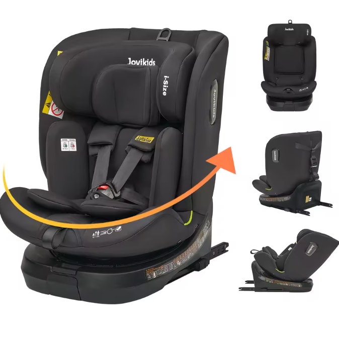 360° Draaibaar i-Size Autostoeltje voor Pasgeborenen – 40–150 cm