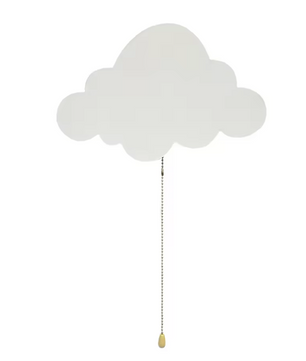 Wolk Nachtlamp voor Kinderkamer – Wandlamp op Batterijen met Zacht Licht