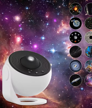 Galaxy Projector Nachtlamp – 360° Roterende Sterrenhemel en Planetarium