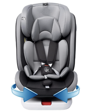 360° Roterend Autostoeltje voor Kinderen – Isofix Kinderzitje met 5-punts Riem(9–36 kg, 0–12 jaar)