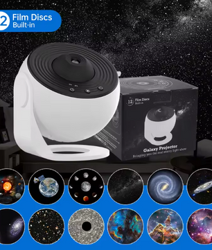 Galaxy Projector Nachtlamp – 360° Roterende Sterrenhemel en Planetarium