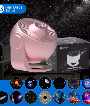 Galaxy Projector Nachtlamp – 360° Roterende Sterrenhemel en Planetarium
