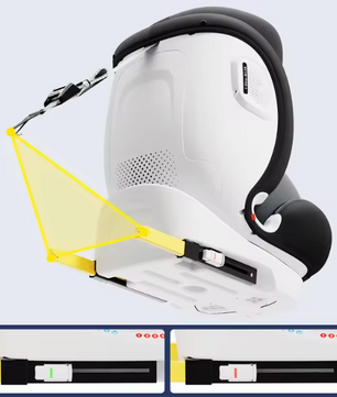 360° Draaibaar Baby-autostoeltje met ISOFIX – Ruimtebesparend Kinderzitje (40–150 cm, 0–12 jaar)