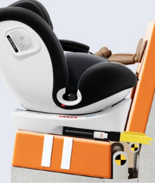 360° Draaibaar Baby-autostoeltje met ISOFIX – Ruimtebesparend Kinderzitje (40–150 cm, 0–12 jaar)