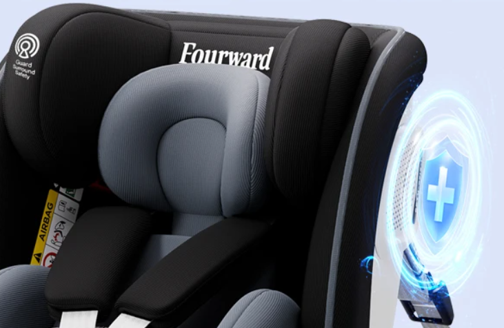 360° Draaibaar Baby-autostoeltje met ISOFIX – Ruimtebesparend Kinderzitje (40–150 cm, 0–12 jaar)
