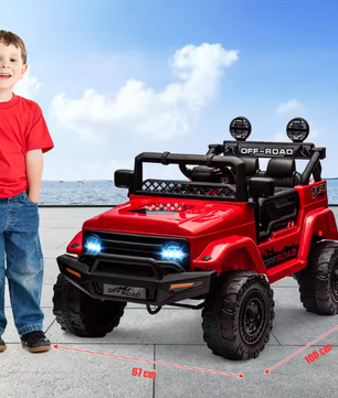 Elektrische Kinderauto 12V met Afstandsbediening, Muziek en LED-verlichting (vanaf 3 jaar)
