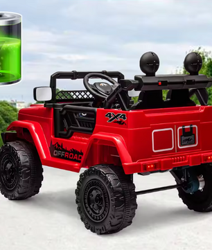 Elektrische Kinderauto 12V met Afstandsbediening, Muziek en LED-verlichting (vanaf 3 jaar)