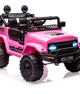 Elektrische Kinderauto 12V met Afstandsbediening, Muziek en LED-verlichting (vanaf 3 jaar)