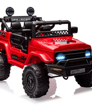 Elektrische Kinderauto 12V met Afstandsbediening, Muziek en LED-verlichting (vanaf 3 jaar)