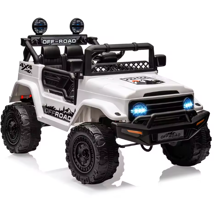 Elektrische Kinderauto 12V met Afstandsbediening, Muziek en LED-verlichting (vanaf 3 jaar)