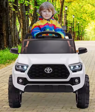 Elektrische Kinderauto 12V met Afstandsbediening, Muziek en LED-koplampen (vanaf 3 jaar)