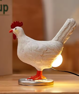 LED Nachtlamp met Dierfiguur – Schattige Kip voor Kinderkamer en Decoratie