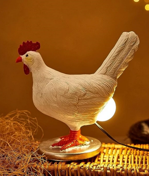 LED Nachtlamp met Dierfiguur – Schattige Kip voor Kinderkamer en Decoratie