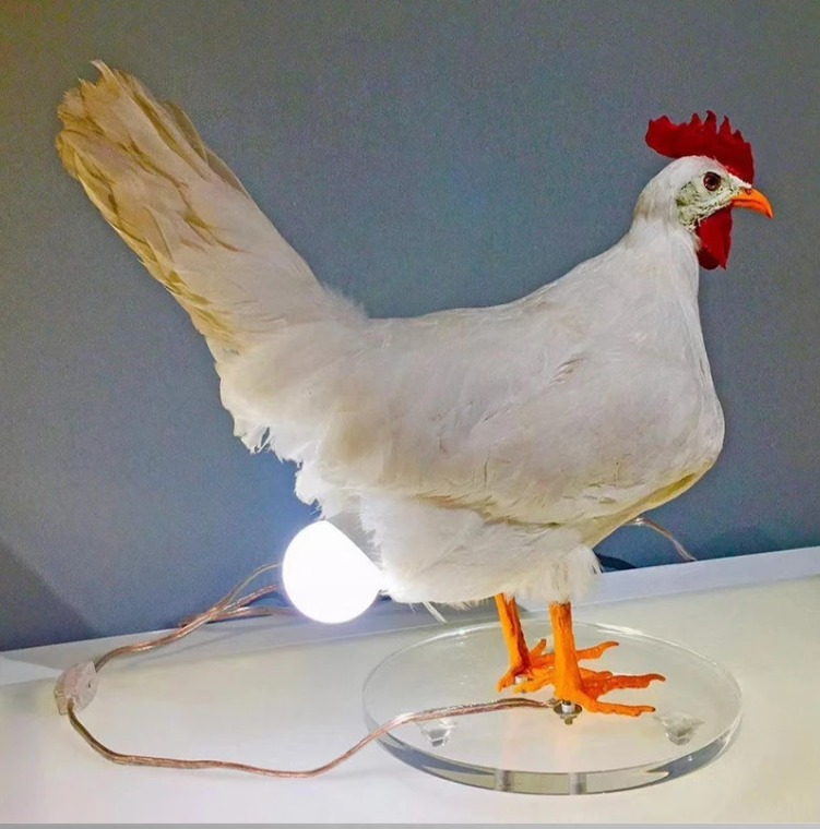 LED Nachtlamp met Dierfiguur – Schattige Kip voor Kinderkamer en Decoratie