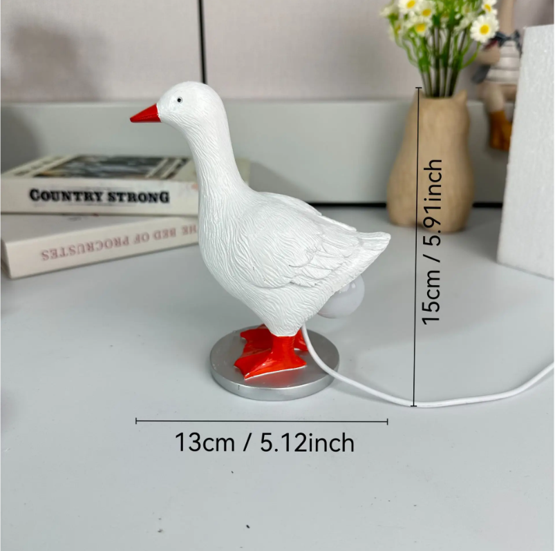 LED Nachtlamp met Dierfiguur – Schattige Kip voor Kinderkamer en Decoratie