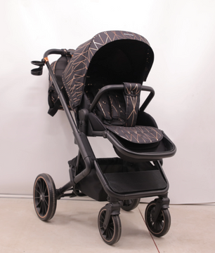 4-in-1 Opvouwbare Kinderwagen met Converteerbaar Baby-autostoeltje (tot 26 kg)