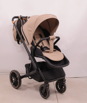 4-in-1 Opvouwbare Kinderwagen met Converteerbaar Baby-autostoeltje (tot 26 kg)