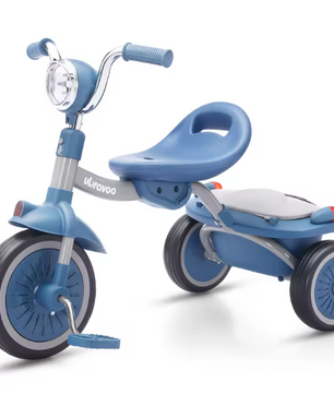 Opvouwbare Peuter Driewieler met Pedalen en Opbergmand – Voor Kinderen van 1–4 Jaar
