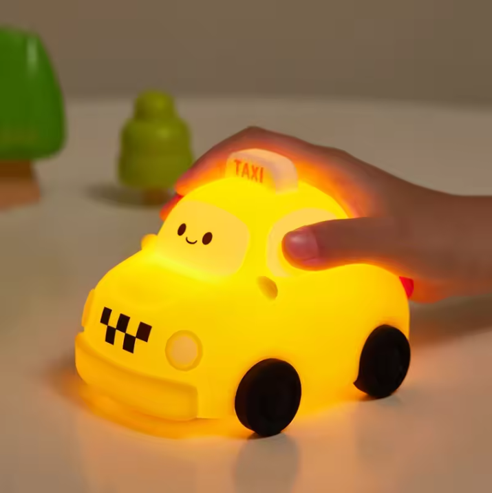 Zachte Siliconen Nachtlamp met Touchbediening – Oplaadbaar via USB, 3-Standen Dimbaar en Warm LED Nachtlicht