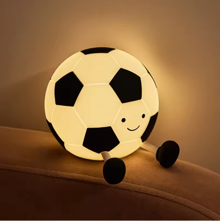 Zachte Siliconen Nachtlamp met Touchbediening – Oplaadbaar via USB, 3-Standen Dimbaar en Warm LED Nachtlicht