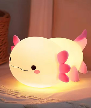 Zachte Siliconen Nachtlamp met Touchbediening – Oplaadbaar via USB, 3-Standen Dimbaar en Warm LED Nachtlicht