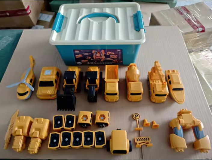 Magnetische Robot Constructieset – Transformeerbare Bouwvoertuigen voor Kinderen