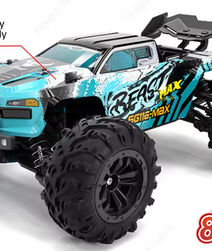 RC Offroad Drift Raceauto 1:16 – 4WD, Brushless Motor en Hoge Snelheid