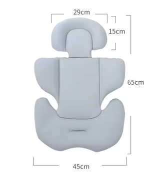 Kinderwagen Zitkussen Pad – Ademend Dik Katoen, Comfortabele Liner voor Pasgeborenen