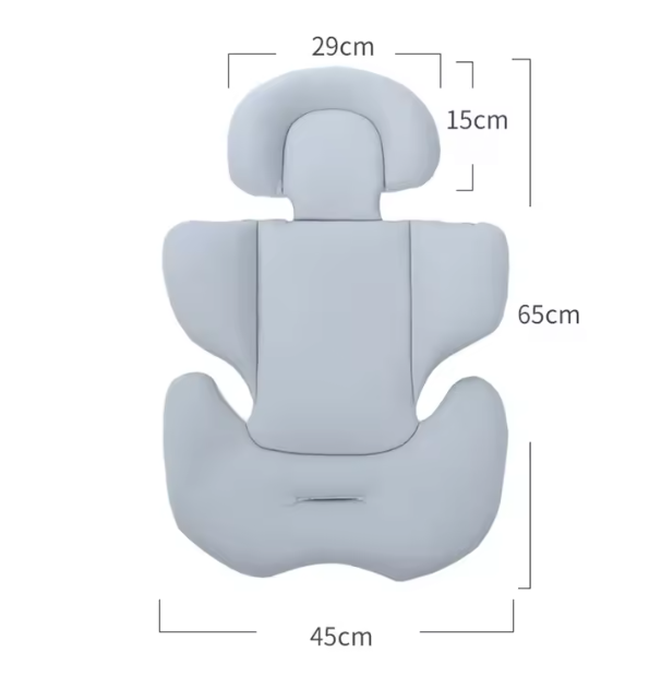 Kinderwagen Zitkussen Pad – Ademend Dik Katoen, Comfortabele Liner voor Pasgeborenen