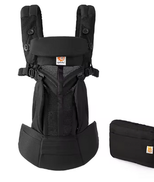 Ergonomische Baby Draagzak 360° – Ademend Katoen, Voor- en Achterdragen
