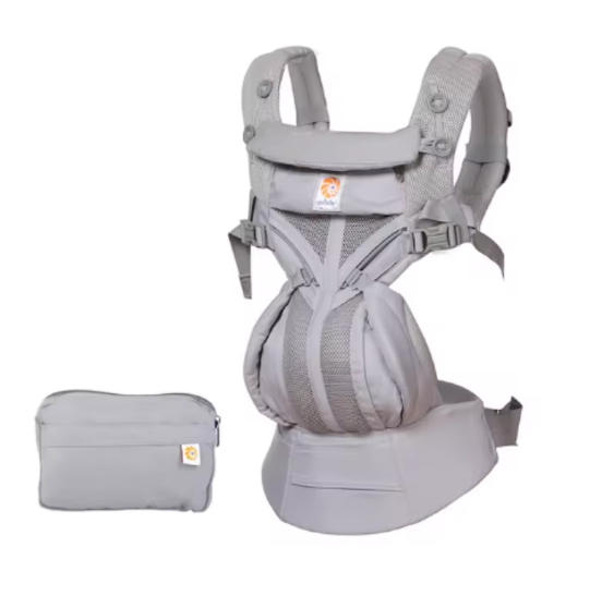 Ergonomische Baby Draagzak 360° – Ademend Katoen, Voor- en Achterdragen
