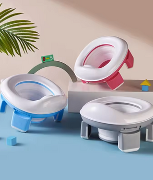 3-in-1 Opvouwbaar Reis Potje voor Kinderen – Draagbaar, Hygiënisch en Praktisch