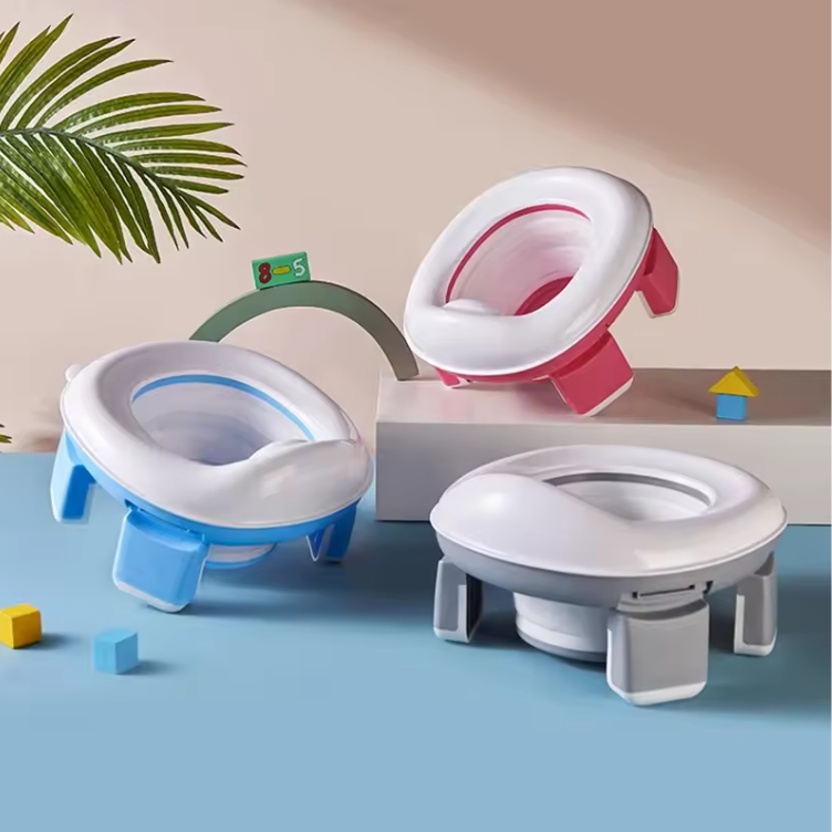 3-in-1 Opvouwbaar Reis Potje voor Kinderen – Draagbaar, Hygiënisch en Praktisch
