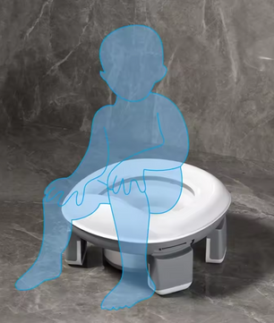 3-in-1 Opvouwbaar Reis Potje voor Kinderen – Draagbaar, Hygiënisch en Praktisch