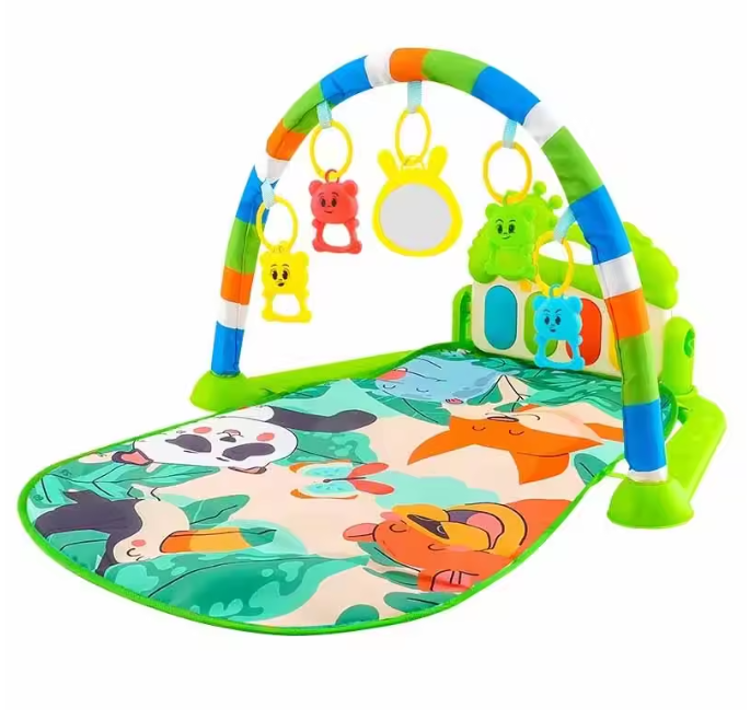 Muzikale Baby Activiteitenspeelmat – Speelgym met Piano en Educatief Speelrek