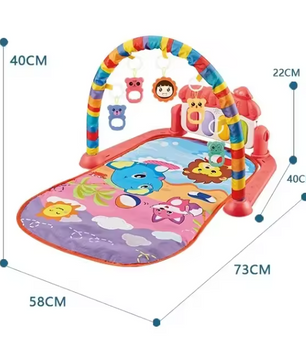 5-in-1 Baby Speelgym en Speelmat – Antislip Activiteitenspeelmat met Muziek