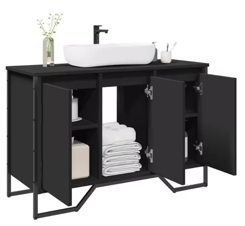 Onder Wastafel Kast – Ruime Badkamer Onderkast met Opbergruimte