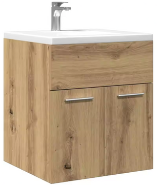 Wastafel Onderkast – Compact Wandmeubel met Opbergruimte